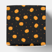 Schattigee mummie met Jack-o'-Lantern Patroon Hall Bedankdoosjes (Bovenkant)