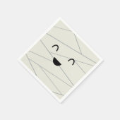 Schattigee Mummy Halloween Servet (Hoek)