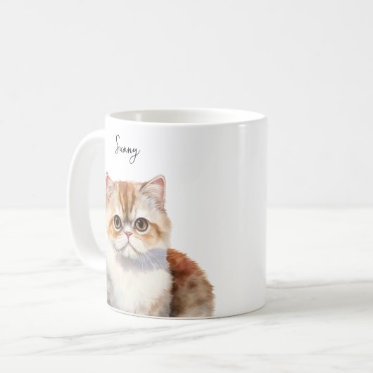 Schattigee Munchkin Cat Custom Beste Mam / Pap Koffiemok (Voorkant links)