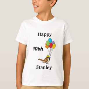 Schattigee Mus met Ballonnen Verjaardag personal T-shirt