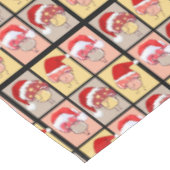 Schattigee Mushroomcore Kerstmis Paddenstoelen Tafelkleed (Gekanteld)