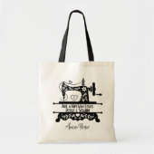 Schattigee  naaimachine tote bag (Voorkant)