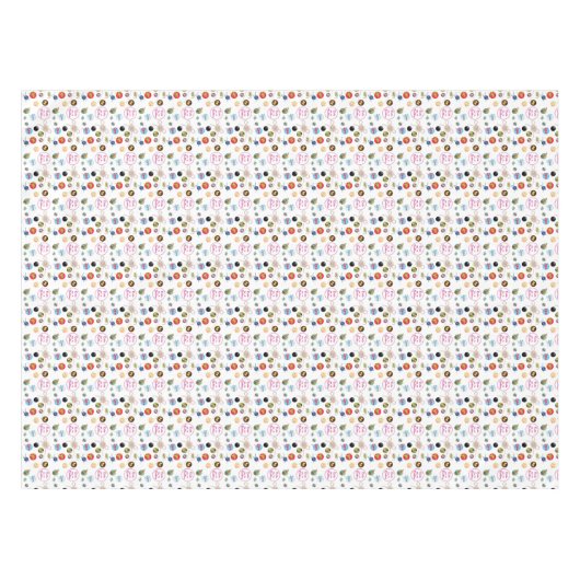 Schattigee naaitafel Button patroonrechthoek Tafelkleed (Voorkant (Horizontaal))