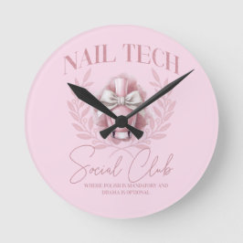 Schattigee Nail tech Coquette Nail Polish Social C Ronde Klok