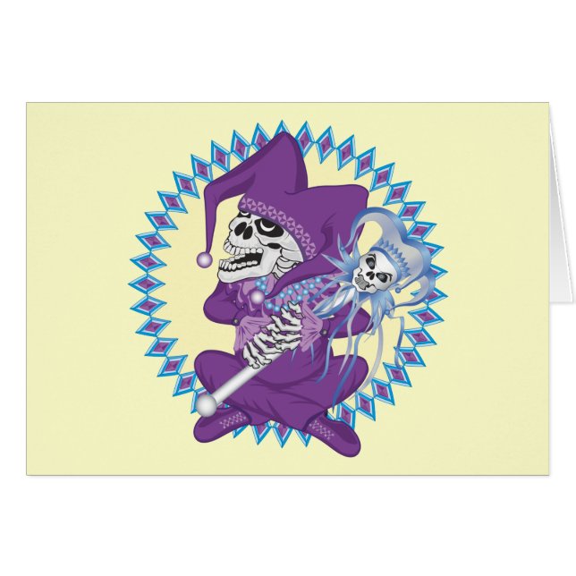 Schattigee nar schedel (Voorkant Horizontaal)