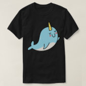 Schattigee Narwal Doodle T-shirt (Design voorkant)