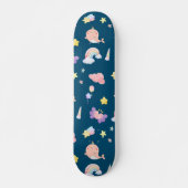 Schattigee Narwhal Fish Eenhoorn Rainbow zee meisj Skateboard (Voorkant)
