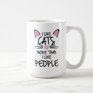 Schattigee Neon Cat Mok – Kawaii Glow Heart Design