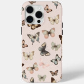 Schattigee neutraal vlinders, gedempte tonen Bord  Case-Mate iPhone Case (Achterkant)