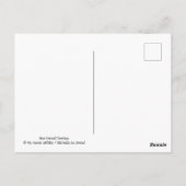 Schattigee nieuwe bosezel briefkaart (Achterkant)