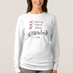 Schattigee nieuwe oma t-shirt