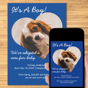 Schattigee nieuwe puppy aankondiging