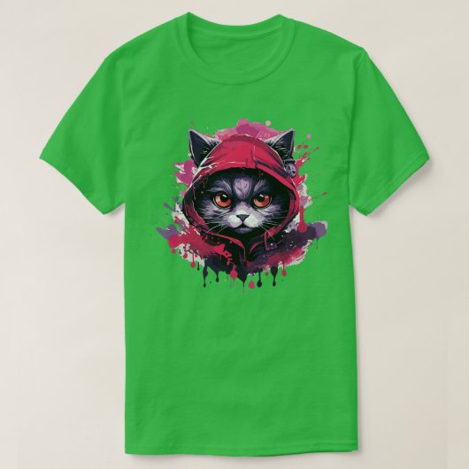 Schattigee ninja cat 1 t-shirt (Design voorkant)