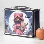 Schattigee Ninja Warrior Girl & Teddy (In situ)