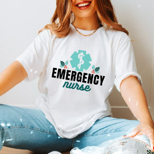 Schattigee Noodverpleegkundige Kerstcadeau voor de T-shirt