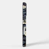 Schattigee Noordelijke Saw-Whet Uil en Moonflowers Case-Mate iPhone Case (Achterkant / Rechts)