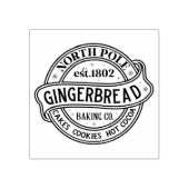 Schattigee Noordpool Gingerbread Rubberstempel (Afrduk)