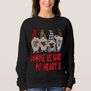 Schattigee Nordic Gnomes Hearts Gnome is waar mijn Trui
