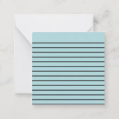 Schattigee nostalgische verpleegster Ik hou van gr Notitiekaartje (Achterkant)