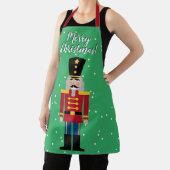 Schattigee notenkraker Kerst feest keuken schort (Insitu)