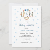 Schattigee Notenkraker Monogram kam Boy Baby showe