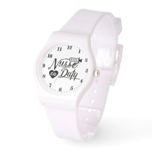 Schattigee Nurse duty woordkunst Horloge