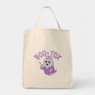 Schattigee Nurse Ghost met Botox Injection Funny S Tote Bag