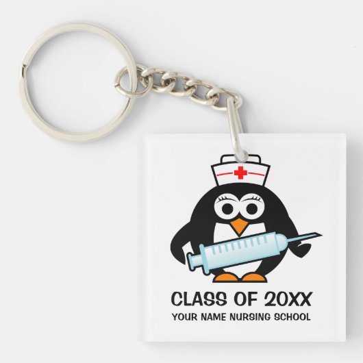 Schattigee Nursing School afstuderen Class van 202 Sleutelhanger (voorkant)