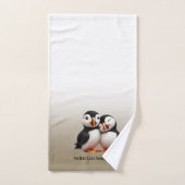 Schattigee Nuthin' Like Snugglin' Puffins Bad Handdoek (Handdoek)