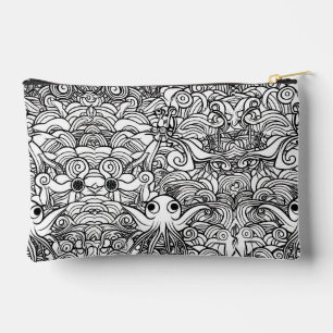 Schattigee octopus in zeewier etui