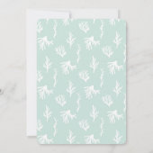 Schattigee octopus onder het Zee Kaart (Achterkant)