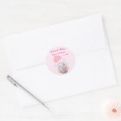 Schattigee olifant Baby shower dank u Sticker (Envelop)