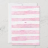 Schattigee Olifant Baby shower Uitnodiging (Achterkant)