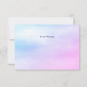 Schattigee olifant bedankkaart (Achterkant)