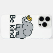 Schattigee olifant en vogel sticker Case-Mate iPhone case (Achterkant (horizontaal))