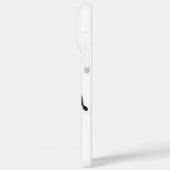 Schattigee olifant en vogel sticker Case-Mate iPhone case (Achterkant / Links)