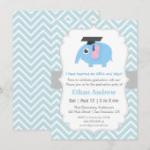 Schattigee Olifant Kinder kleuterschool Afstudeerf Kaart (Voorkant / Achterkant)