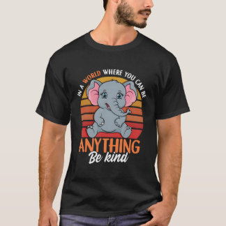 Schattigee olifant meisjes cadeau zijn vriendelijk t-shirt