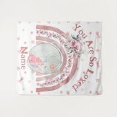 Schattigee olifant regenboog wandkleed (Voorkant (horizontaal))