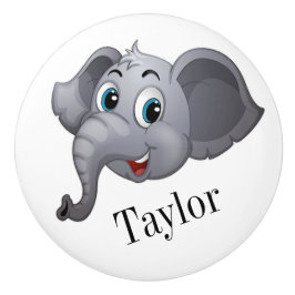 Schattigee olifantenknoppen keramische knop