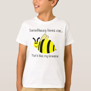 Schattigee oma houdt van mij Bumble Bee Shirt