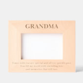 Schattigee oma Quote Custom Wood Afbeelding Lijste Gegraveerde Lijstjes (Voorkant)