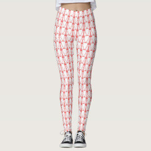 Schattigee ooit, Kokosnootbomen Silhouette Kerstmi Leggings