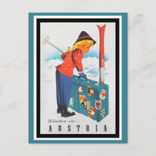 Schattigee  Oostenrijk Alpen Bergen Ski Reizen Briefkaart