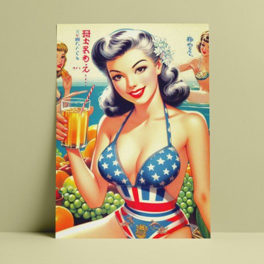 Schattigee  oosterse meisjes briefkaart