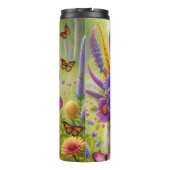 Schattigee Opossum Holding Flowers Thermosbeker (Achterkant)