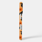Schattigee Oranje Halloween Crow pompoen Patroon Case-Mate iPhone Case (Achterkant / Rechts)