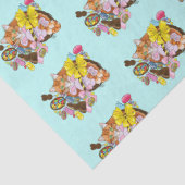 Schattigee Oranje paaskat Tissuepapier (Detail)