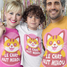 Schattigee Oranje Tabby Cat Kitten spreekt Frans