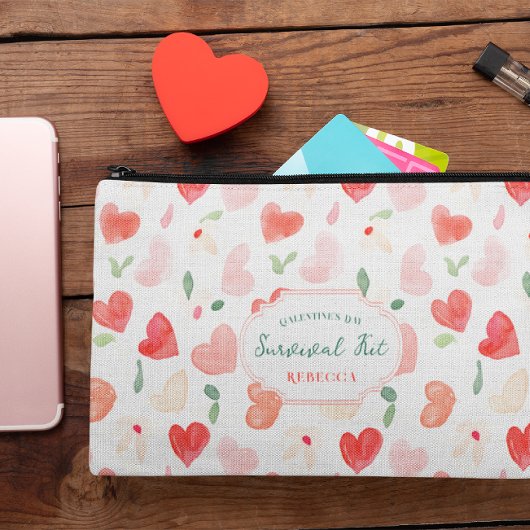 Schattigee overlevingskit van Galentine | Monogram Etui